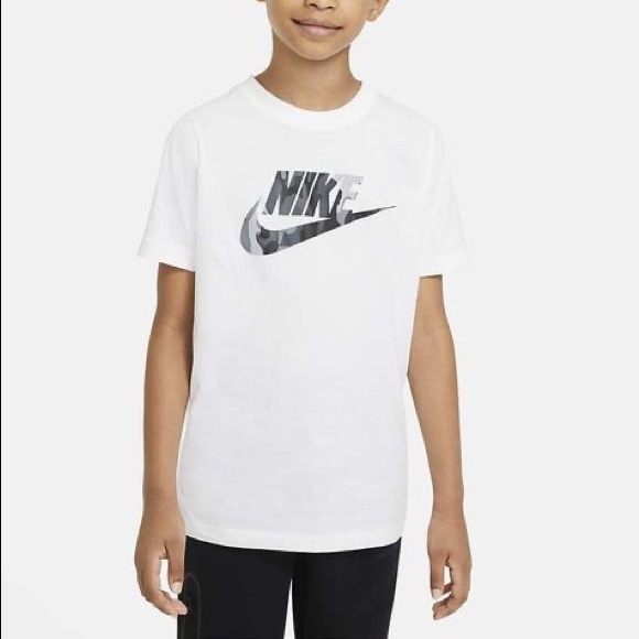 Nike Sportswear Boy's Icon Futura Short Sleeve T Shirt - Picture 1 of 7